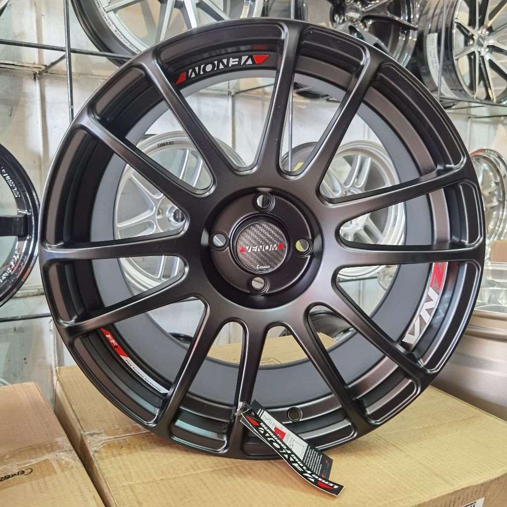 Jual VELG LENSO VENOM 2 MEDIUM RING 17 PCD 4X100 LIMITED EDITION COCOK ...
