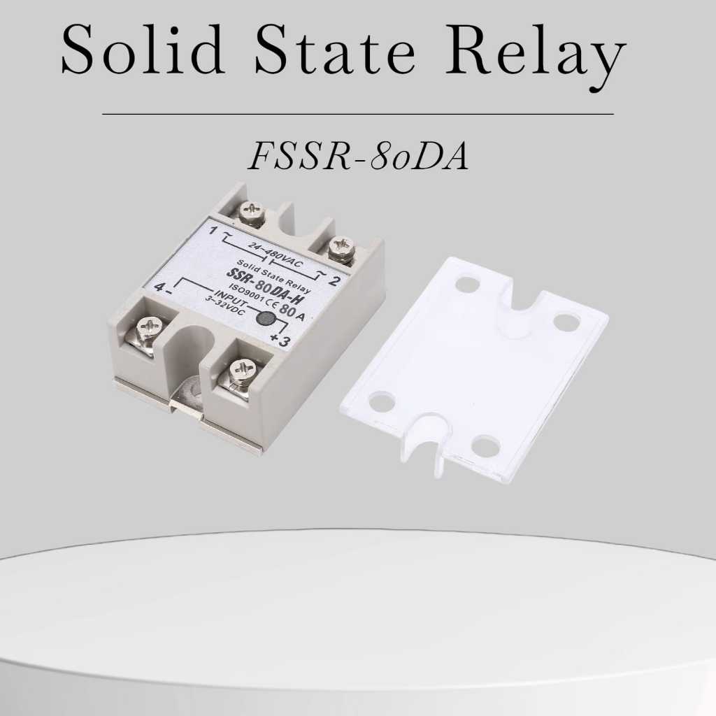 Jual Fort Solid State Relay FSSR-80DA 1 Fasa DC-AC 80A dengan Kontrol ...