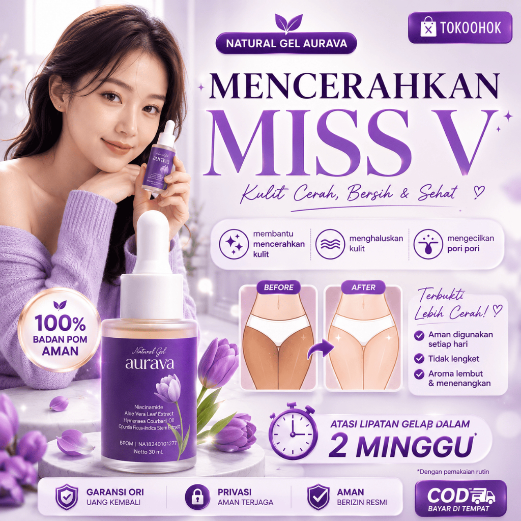Aurava Serum Pemutih Selangkangan Ampuh Dan Miss V Pencerah Lipatan Natural Gel - foto 1
