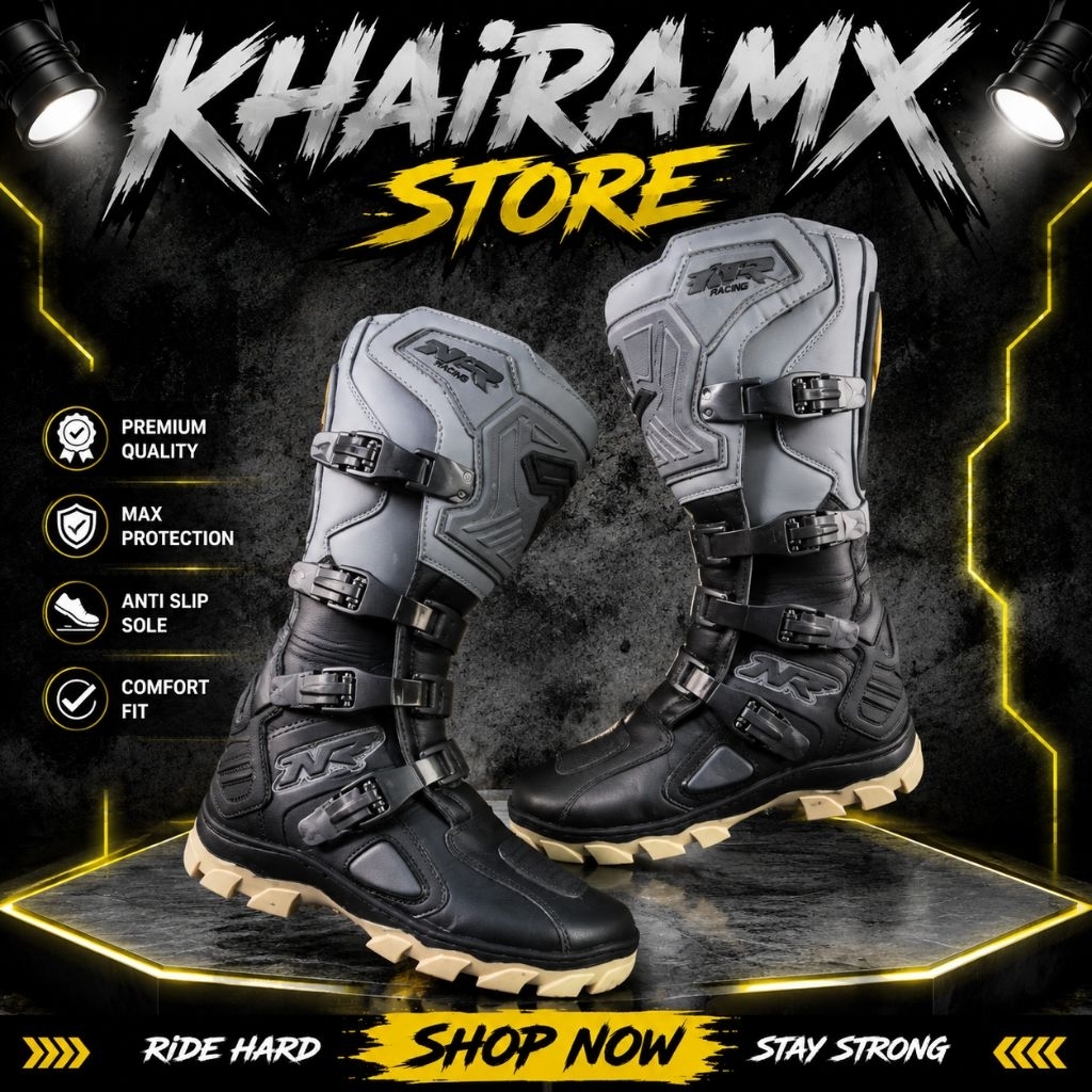 Jual Sepatu Cross trail MX premium Trabas Balap Enduro K2R ORIGINAL ...