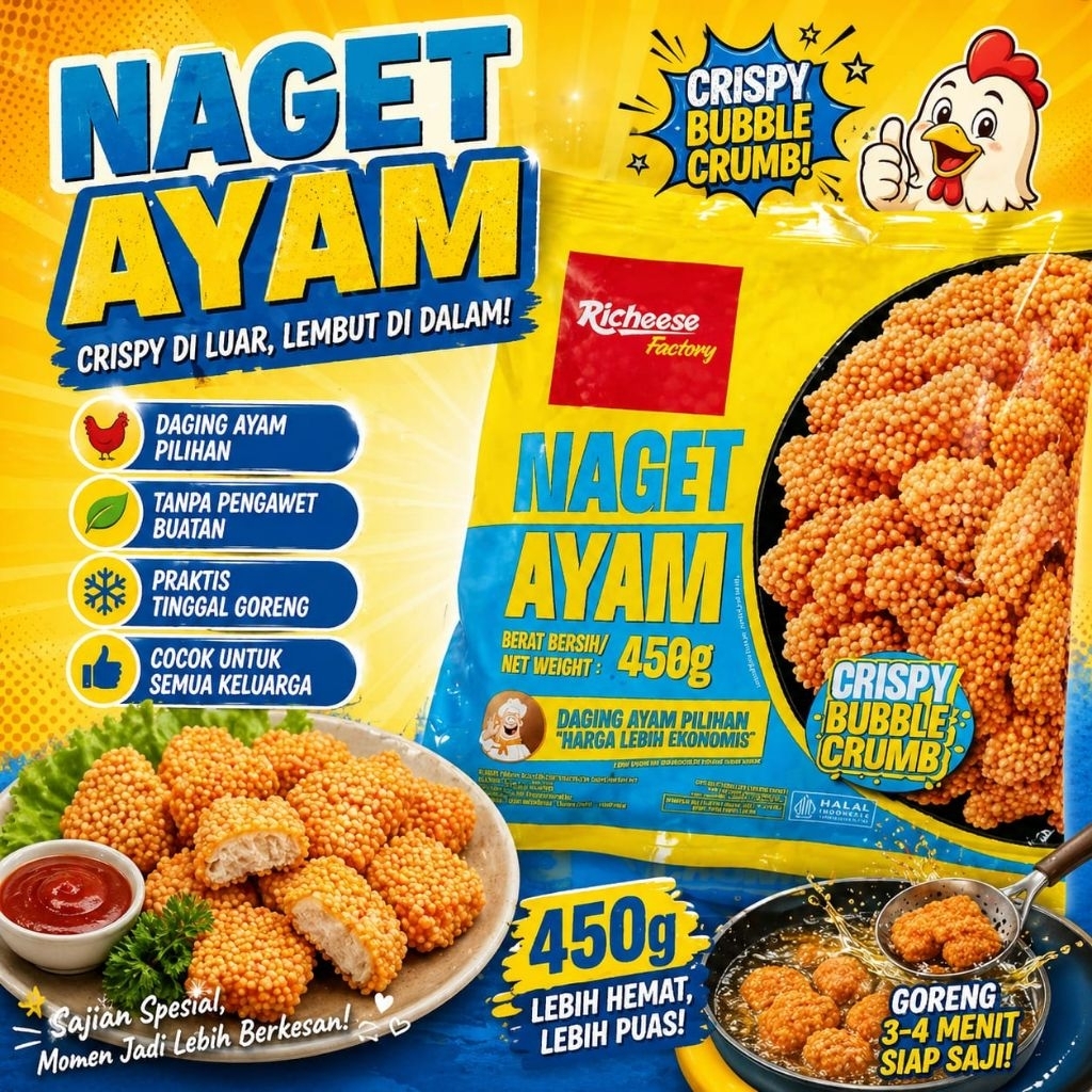 Jual Ayam Richeese 1 Ekor Terlengkap & Harga Terbaru Mei 2026 | Shopee ...