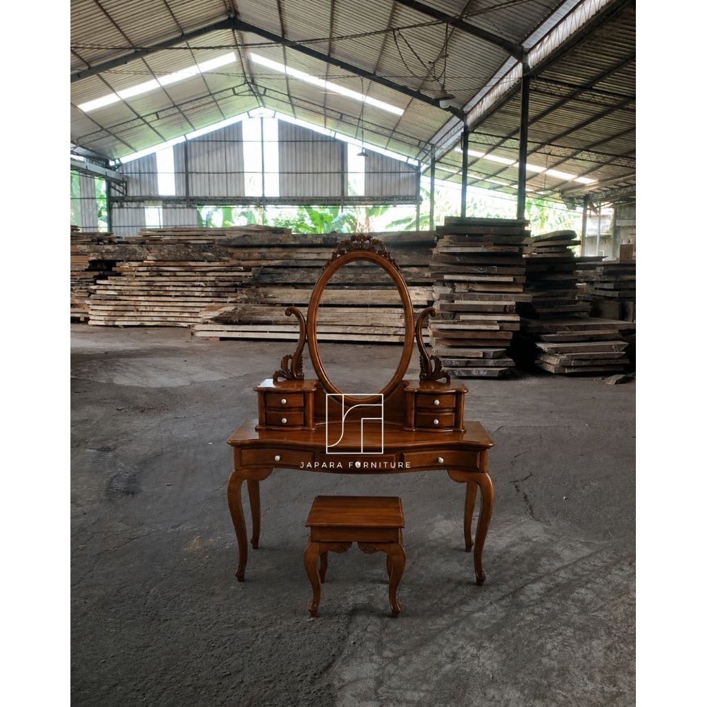 Jual Meja Rias Minimalis Meja Rias Kayu Jati Custom | Shopee Indonesia