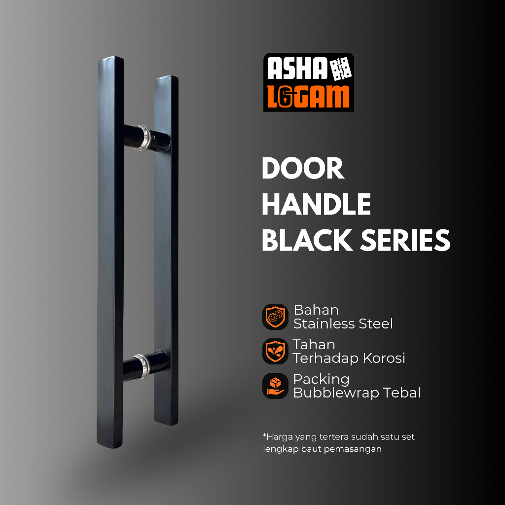 handle baut tembus kotak tarikan pintu rumah minimalis 33 45 60 cm