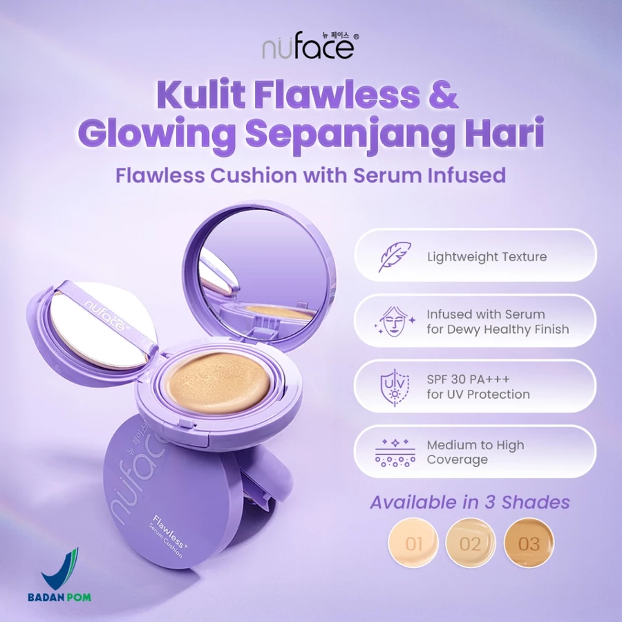 Nuface Flawless+ Serum Cushion with SPF ...