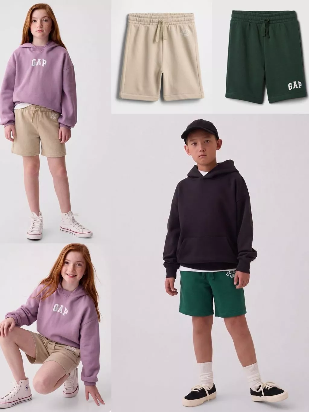 Celana Pendek Anak Junior ABG GP Kids Relaxed Logo No-Pocket Pull-On Shorts - 2289