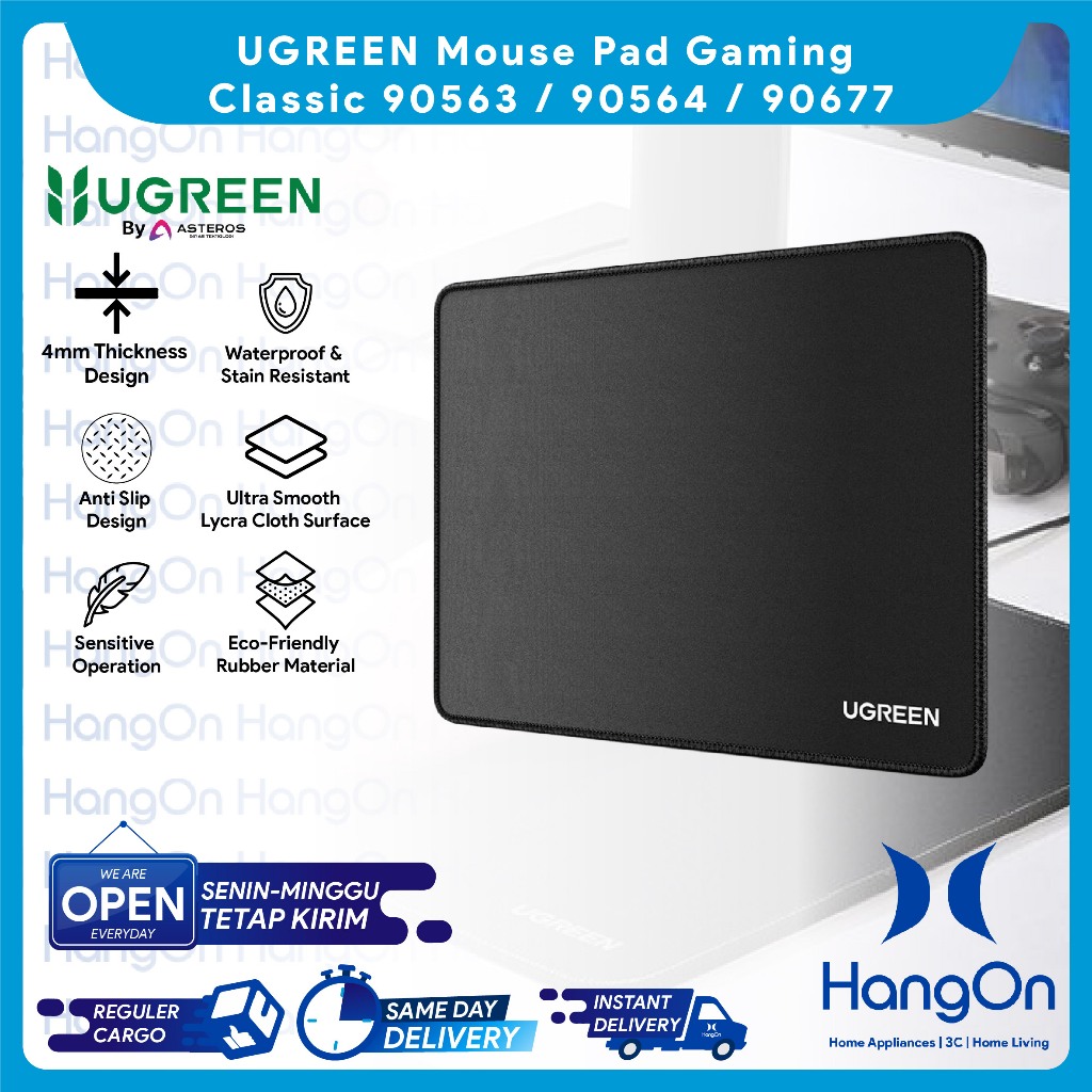 Jual UGREEN 90563 / 90564 / 90677 Mouse Pad Gaming Classic Anti Slip PU ...
