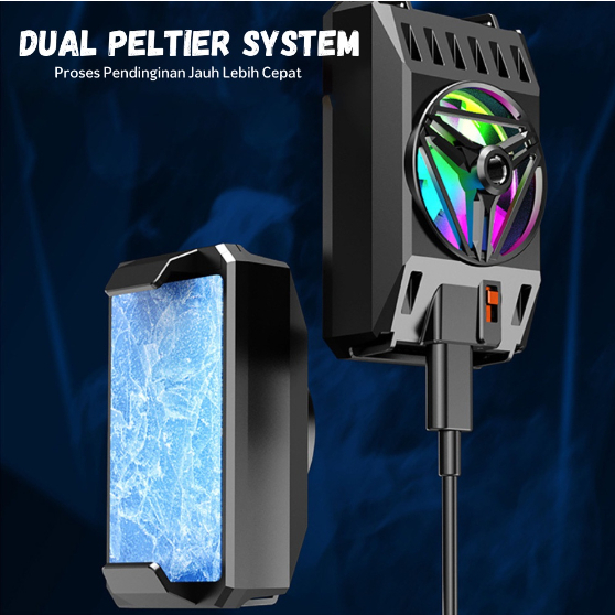 X37 Funcooler Radiator Pendingin Handphone Cooler Hp