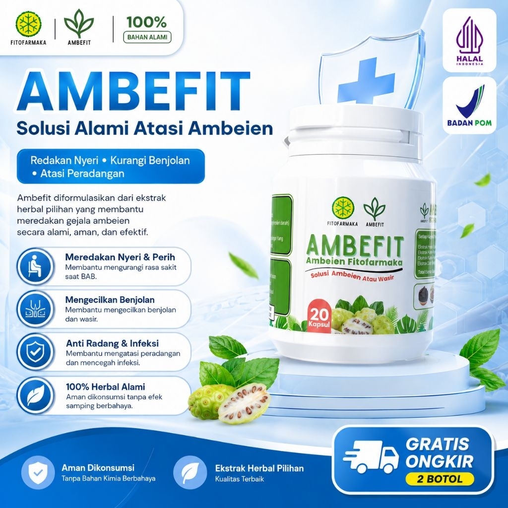 Ambefit Original Herbal  Ambeien Wasir BPOM Halal