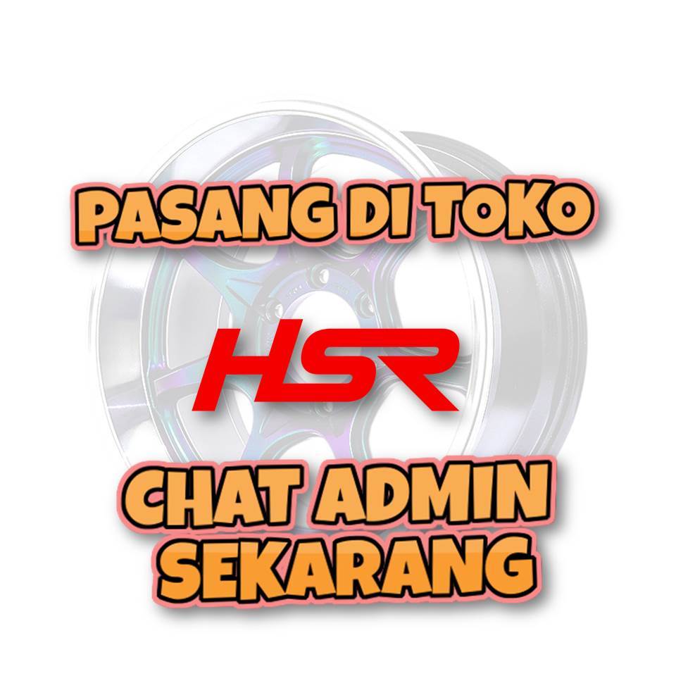Jual velg mobil r14 HSR KLG LEBAR 5,5 PCD 4X100 velg racing ring 14 ...