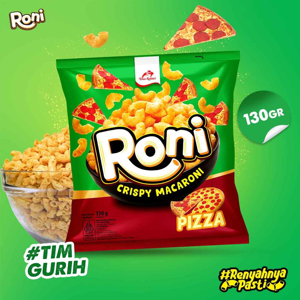 Jual Roni Crispy Macaroni Rasa Pizza 130gr - Camilan Makaroni Gurih ...