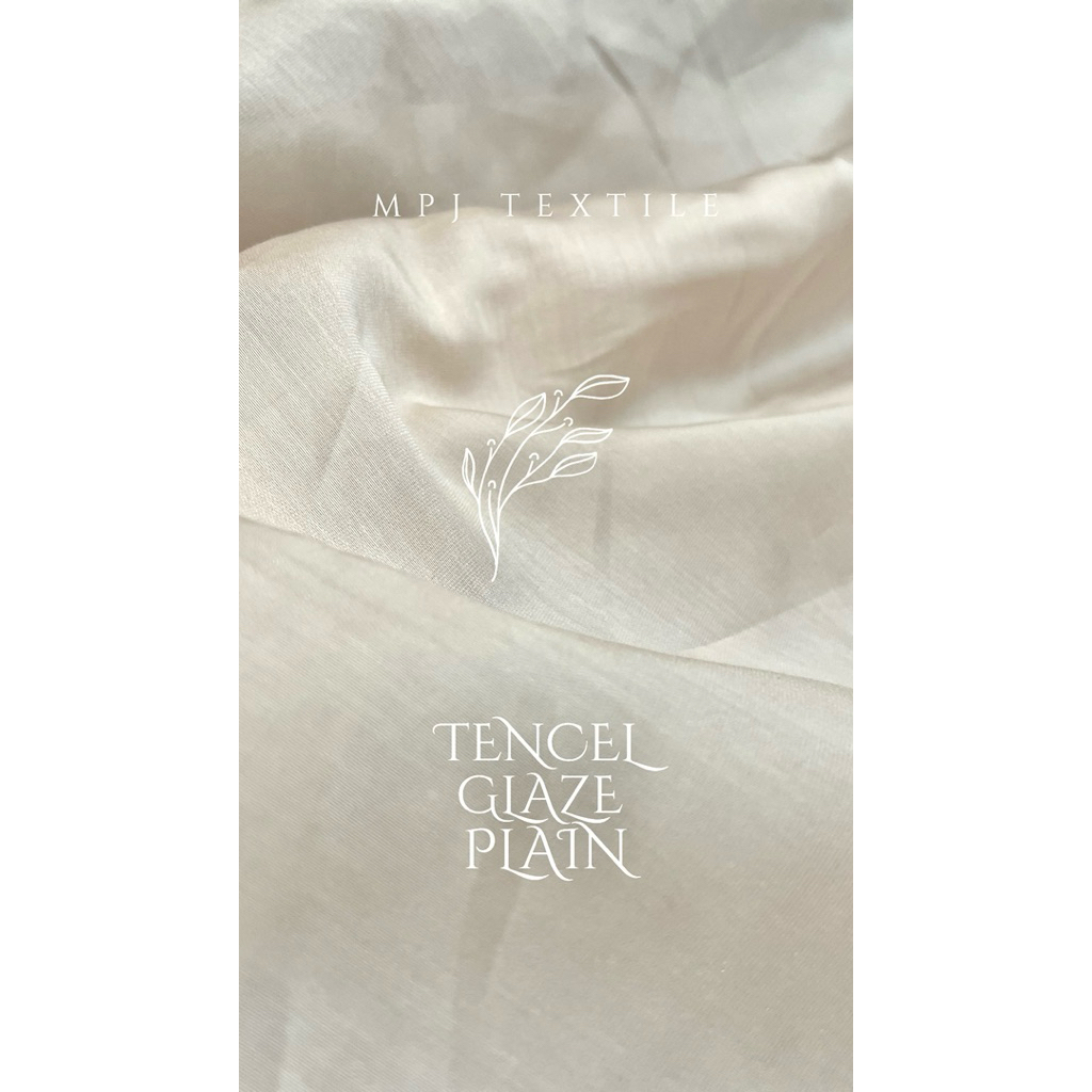 Jual MPJ TEXTILE - TENCEL GLAZE PLAIN / Tencel Premium Plain / Organic ...