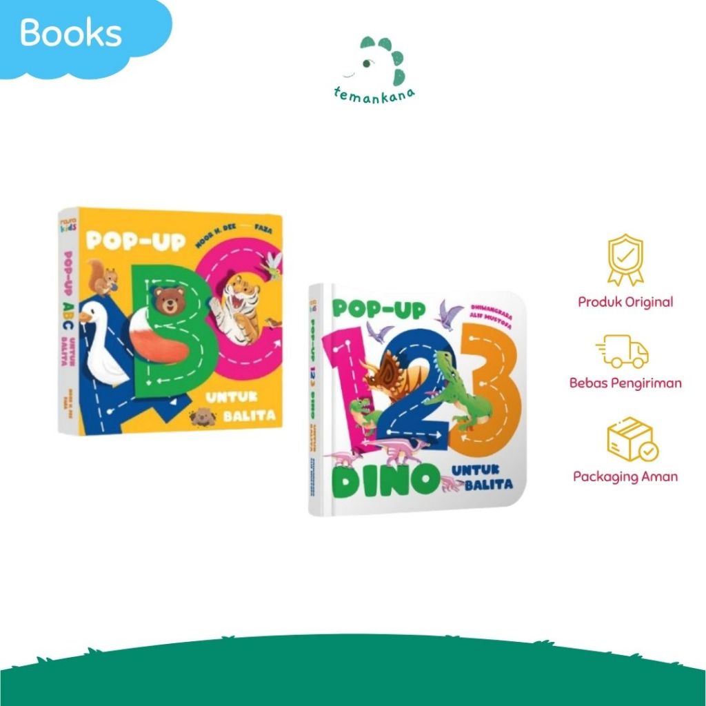 Jual Boardbook Pop Up ABC Untuk Balita/ Pop Up 123 Untuk Balita/ Buku ...