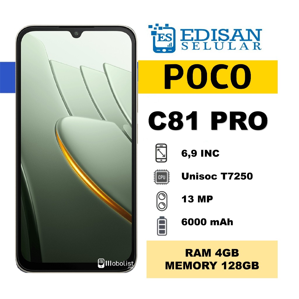 POCO C81 PRO [4/64GB] [4/128GB] GARANSI RESMI
