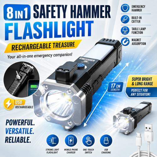 Jual Senter LED 3W Torch | USB Charging | Emergency Light | Outdoor ...