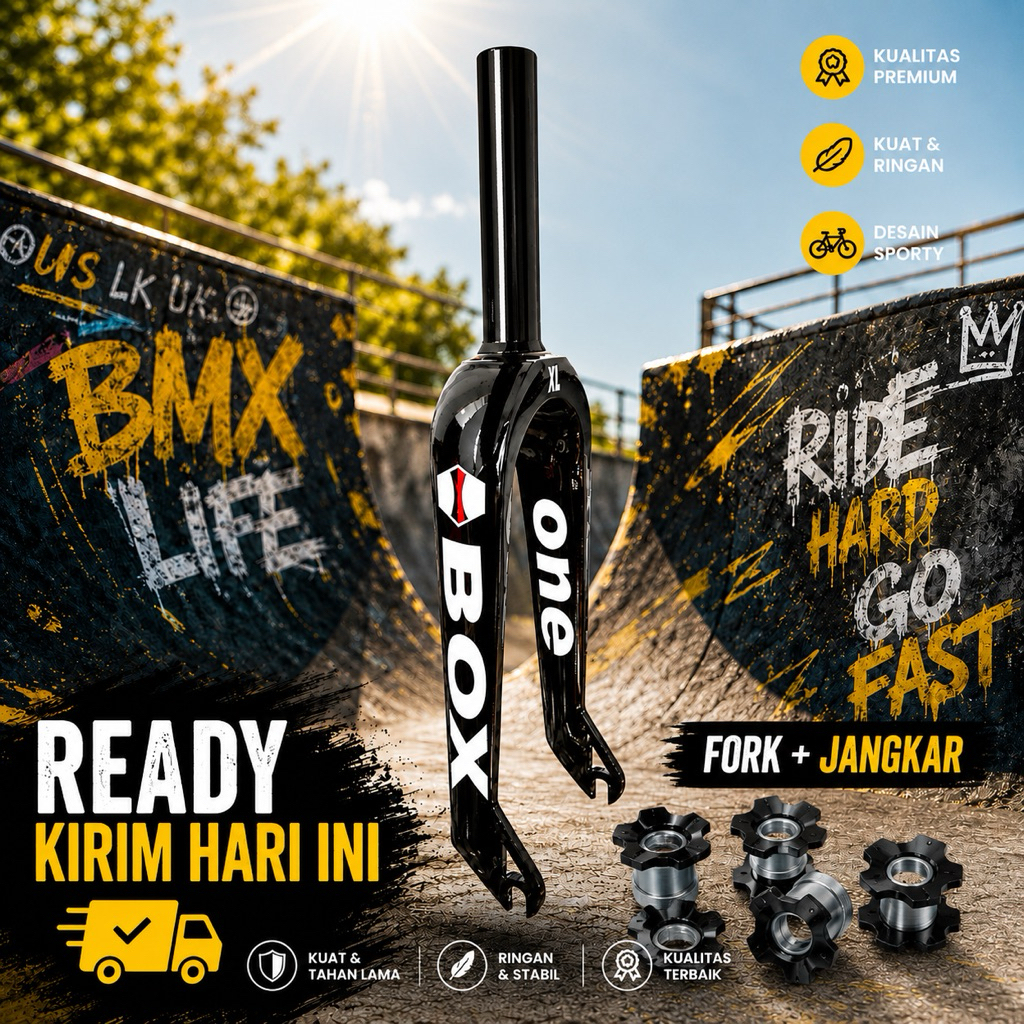 Jual Fork Box Sepeda BMX 20 Inchi Tahan Lama Anti Patah | Shopee Indonesia