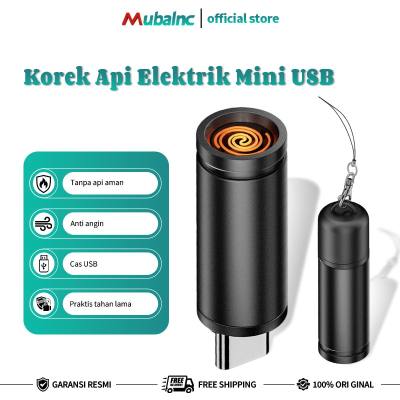 Jual Electric Lighters Type-C Portable Cable Lighters Untuk Cell Phones ...