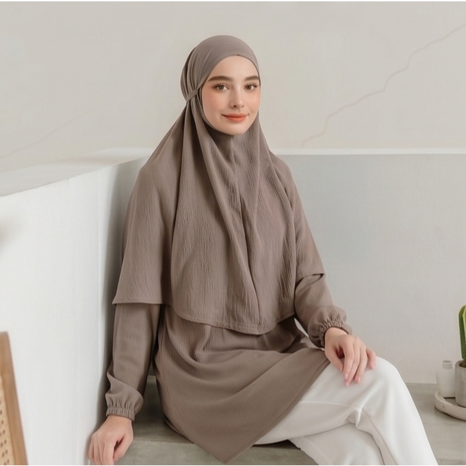 HIJAB BERGO CRINKLE AIRFLOW L/HIJAB CRINKLE PREMIUM