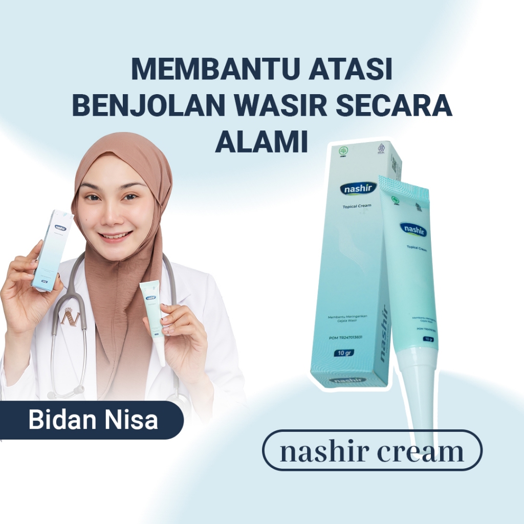 Nashir Care Cream/ Salep Obat Pengempes Ambeien Stadium 1 2 3 4 Alami Paling Ampuh