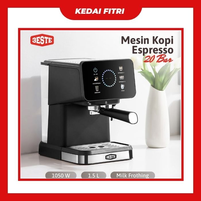 Jual Trieste Mesin Kopi Espresso Coffee Maker Frothing 20 Bar 1050W ...