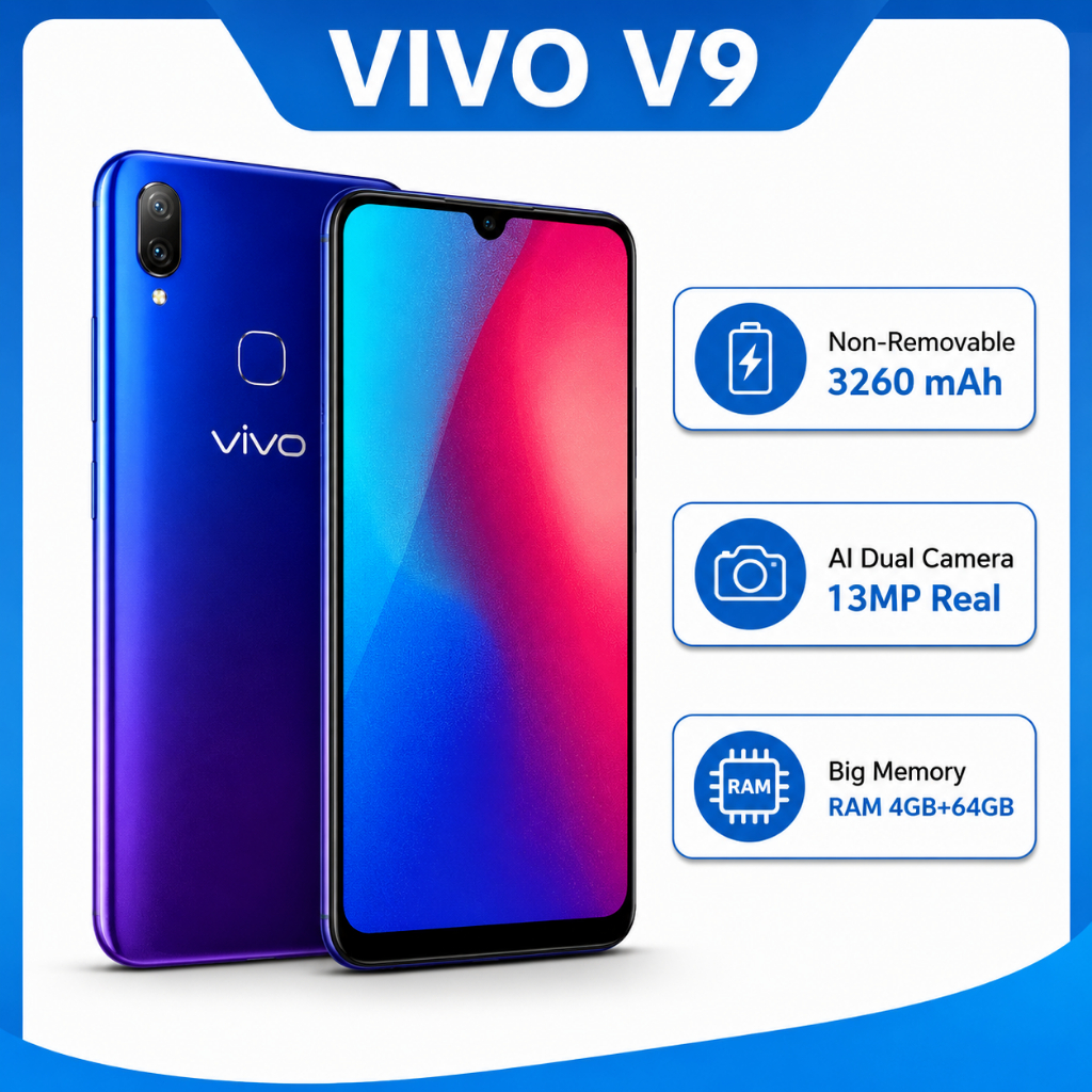Smartphone vivo V9 Ram 4GB+64GB original