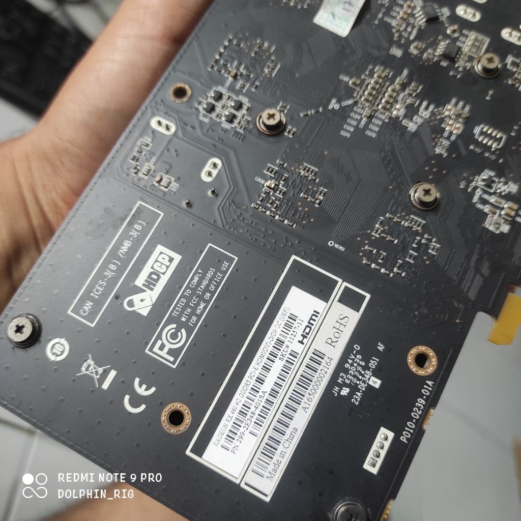 Jual SAPPHIRE | Vga RX 460 4gb 128bit Gddr5 non-pin power | Unit only ...
