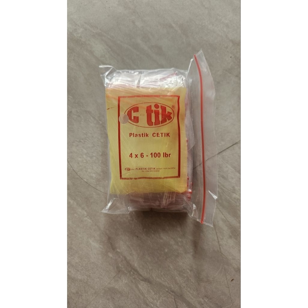 Jual Plastik CTIK / Ctik Seal / Plastik Seal 4x6 5x8 6x10 7x10 100pcs ...