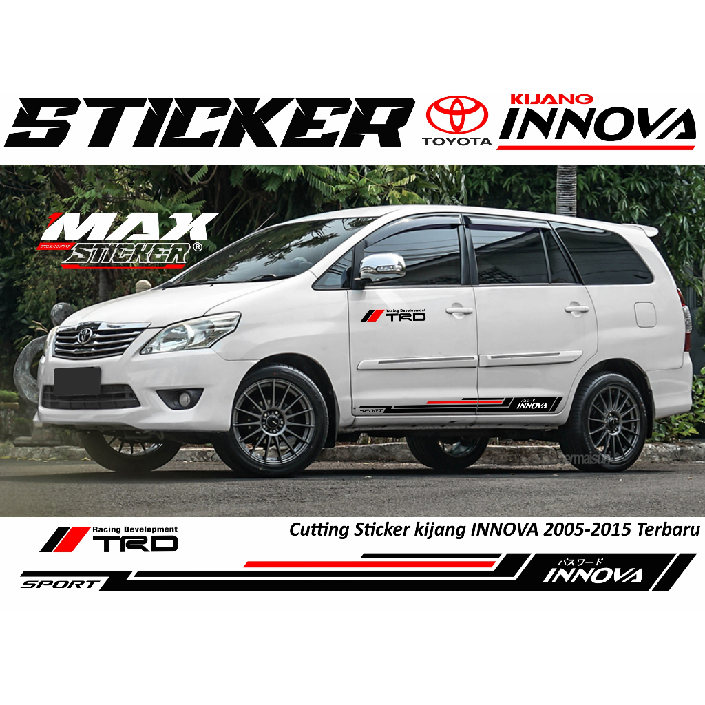 Jual STICKER AKSESORIS INNOVA LAMA STICKER MOBIL TOYOTA INNOVA LAMA ...