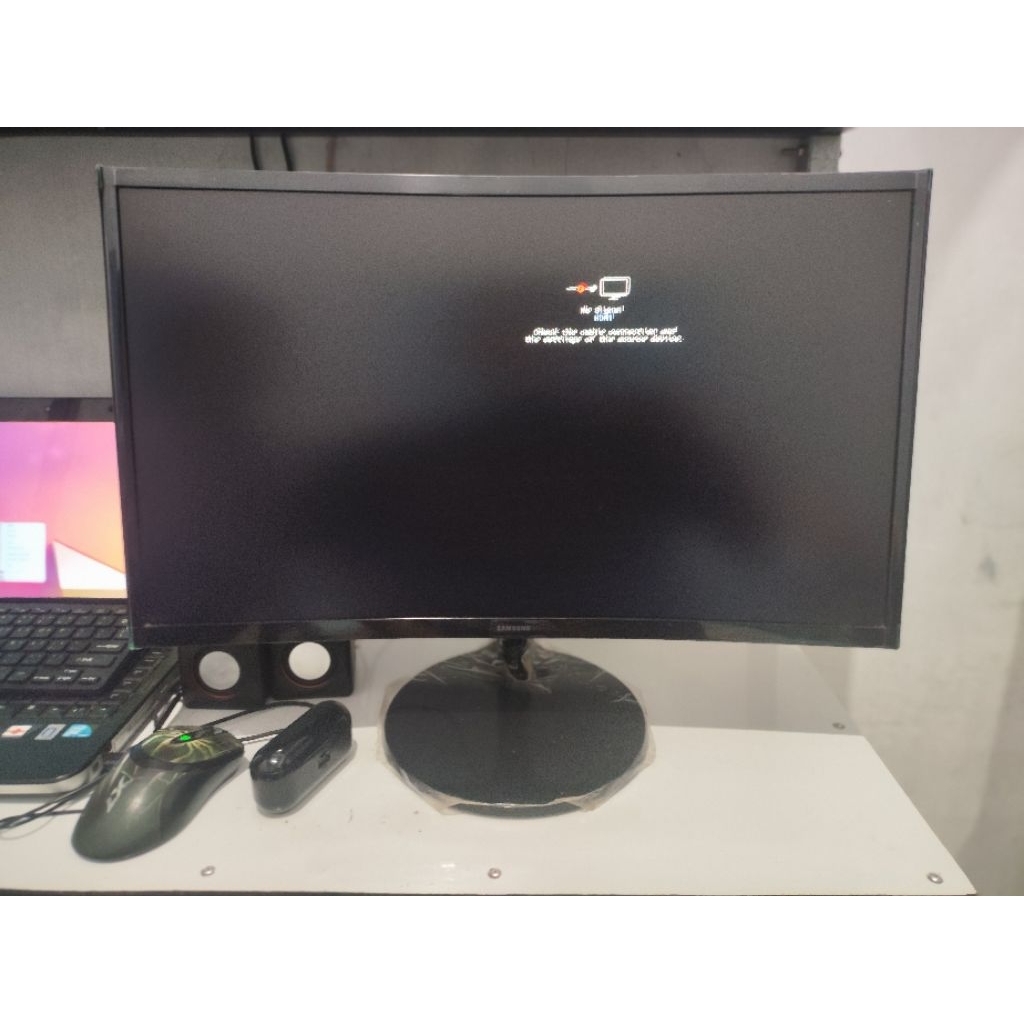 Jual Monitor Samsung 24 inc Curve Fhd 75hz Normal | Shopee Indonesia