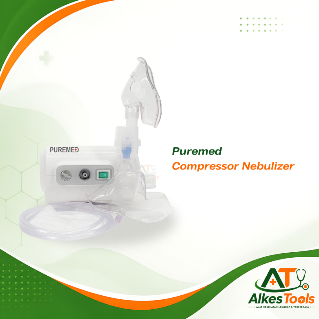 Jual Puremed Compressor Nebulizer Kompresor Compresor Alat Terapi Bantu ...