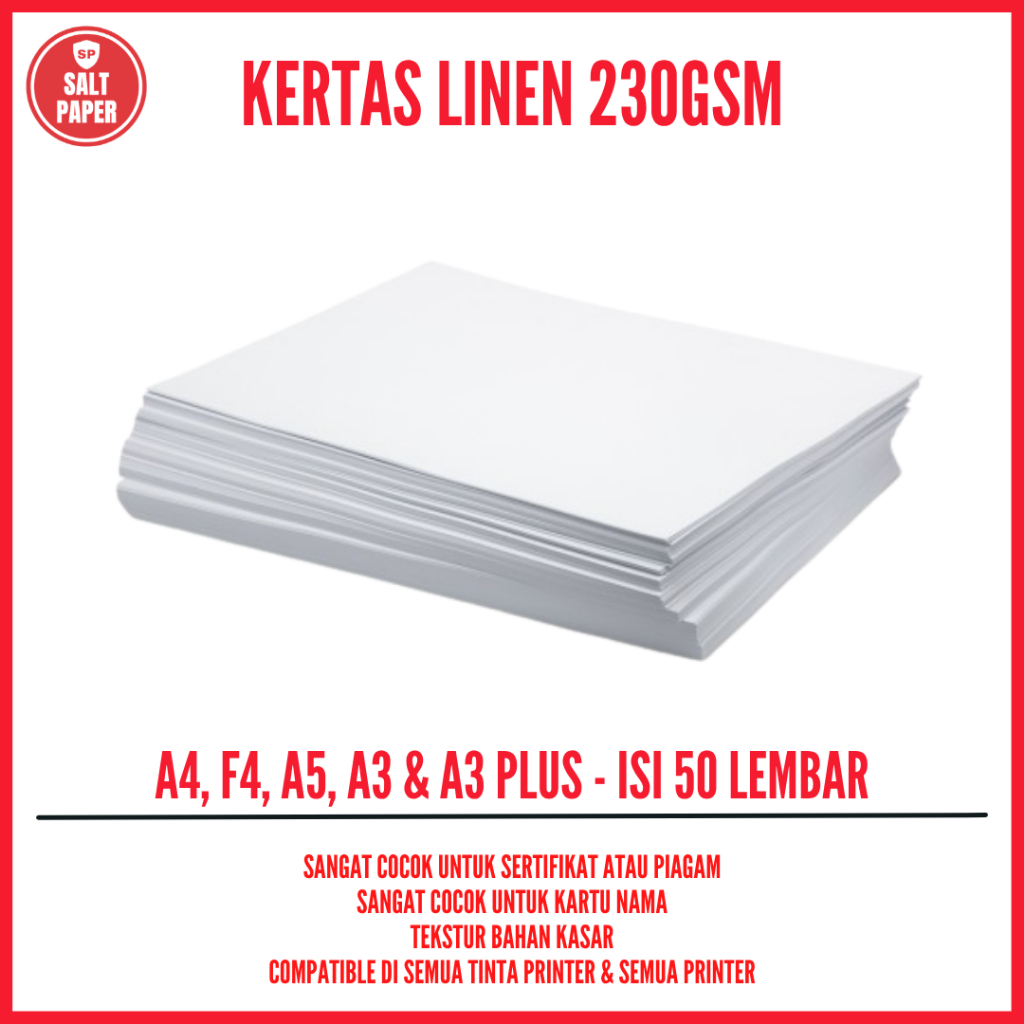 Jual Kertas Linen Terlengkap & Harga Terbaru Juni 2026 | Shopee Indonesia