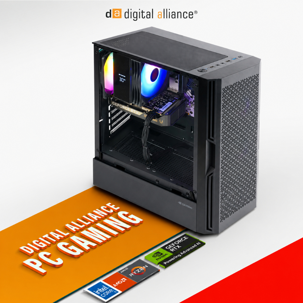 DIGITAL ALLIANCE GAMING PC RYZEN 5 5500 GTX 1050 4G/ 16GB 1TB W11 PRO RAKITAN PC RAKITAN