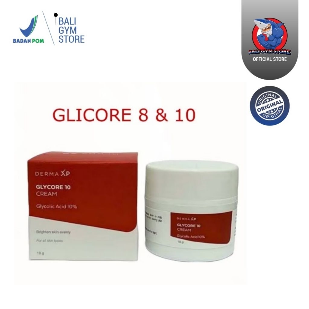 Jual Derma XP Glycore 8% & 10% Cream Isi 10 Gram Tube | Shopee Indonesia