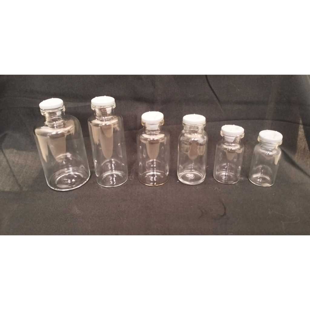 Jual Botol vial baru / vial bening / vial kaca | Shopee Indonesia