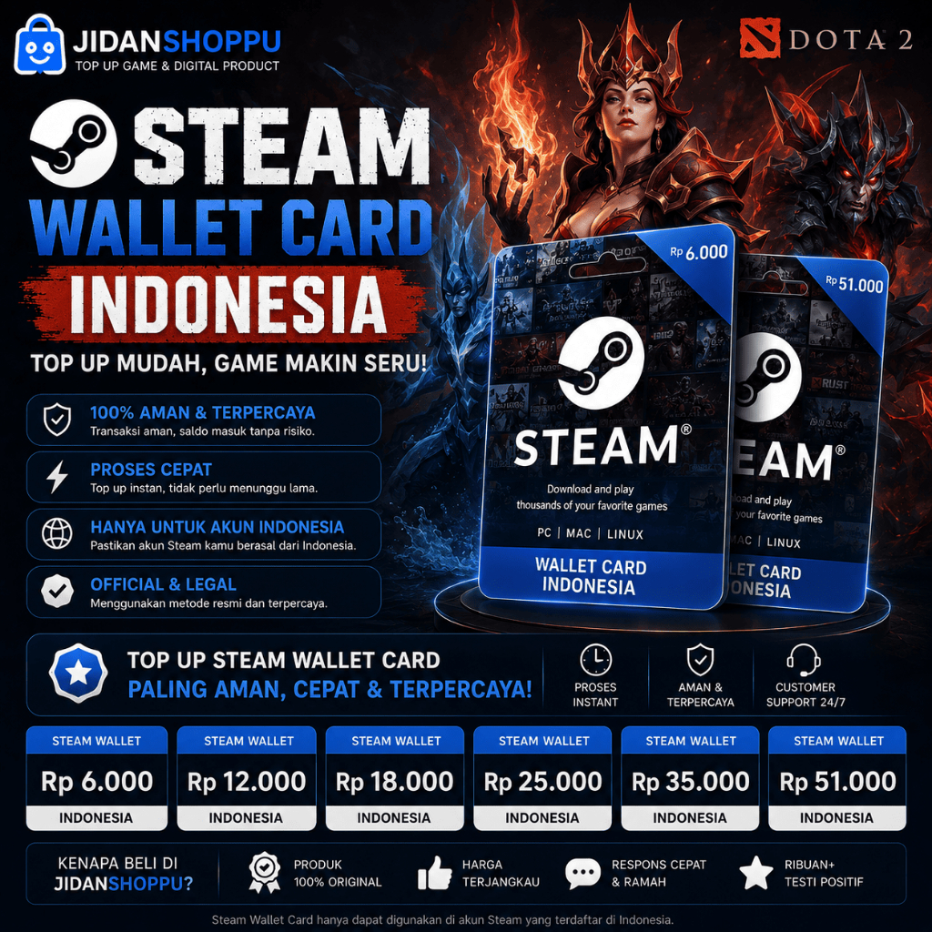 Jual Codashop Steam Wallet Terlengkap & Harga Terbaru Juli 2026 ...