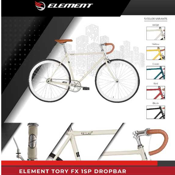 Jual Element Sepeda FIXIE 700c TORY FX Fixed Gear Rem Torpedo | Shopee ...