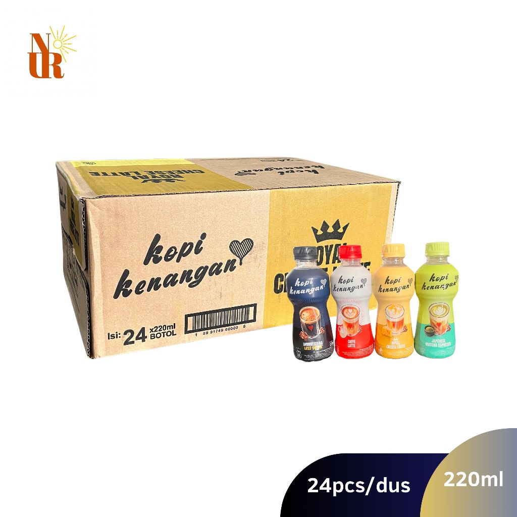 Jual Kopi Kenangan Botol RTD 220ml x 24pcs (Karton) | Shopee Indonesia