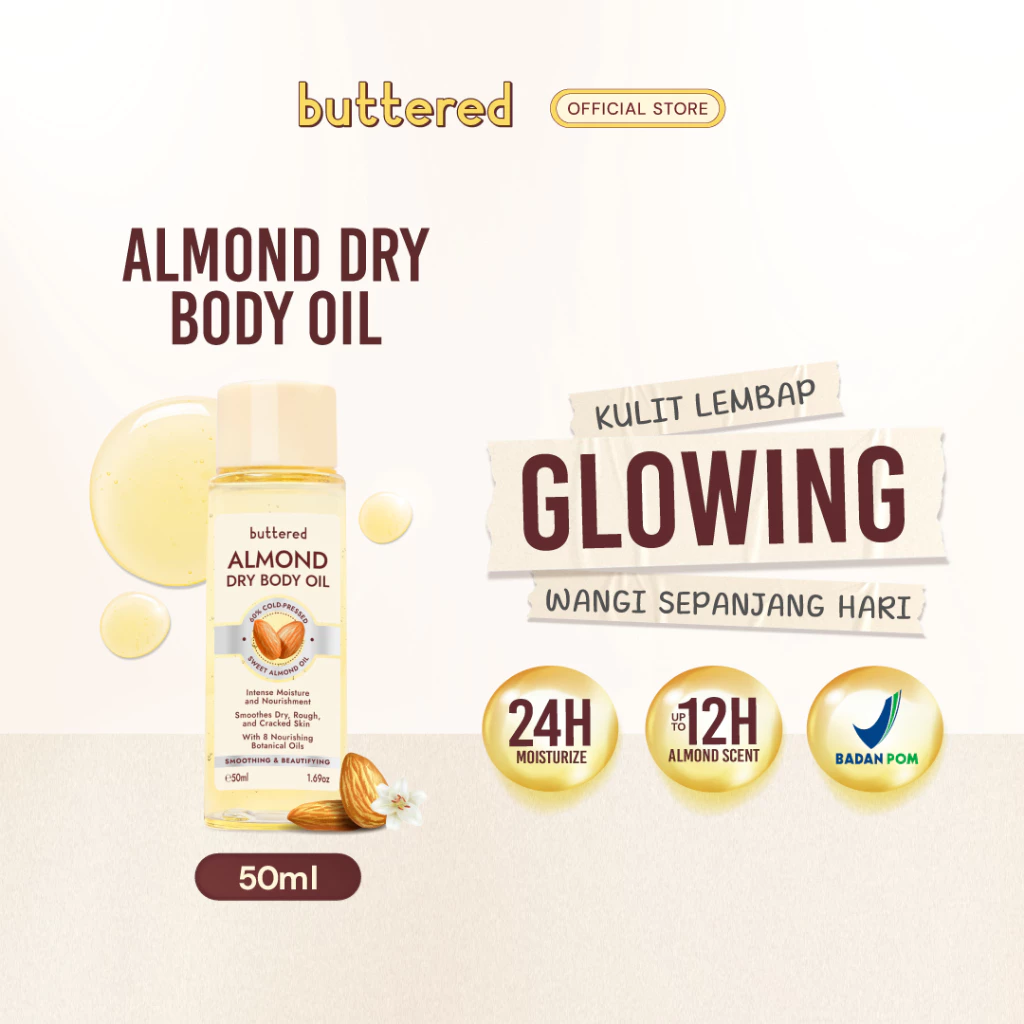 Buttered Almond Dry Body Oil