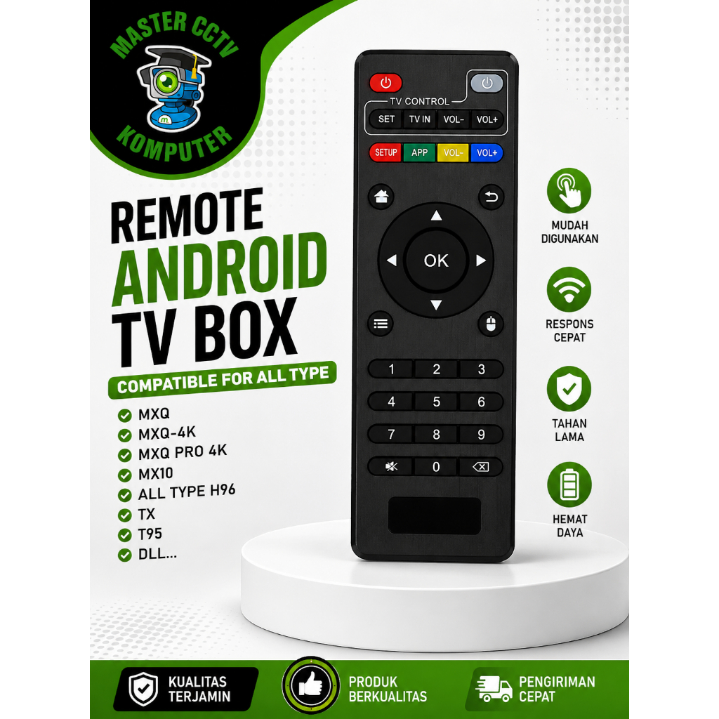 Jual Remote Android TV Box Support MXQ, MXQ-4K, MXQ PRO 4K, MX10, all ...