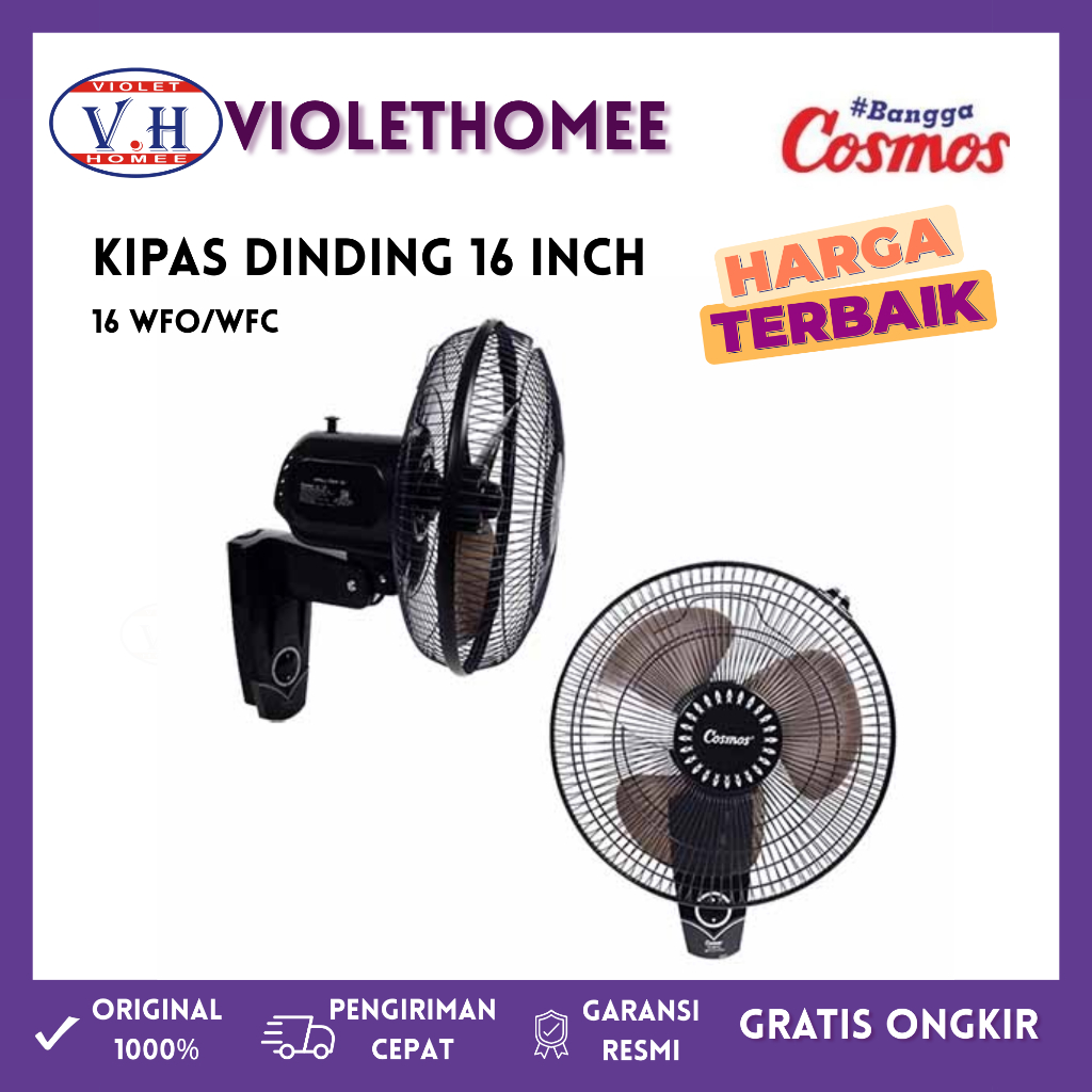Jual Cosmos 16 WFC WFO WFG Kipas Dinding 16WFC Kipas Angin 16-WFC 16 ...