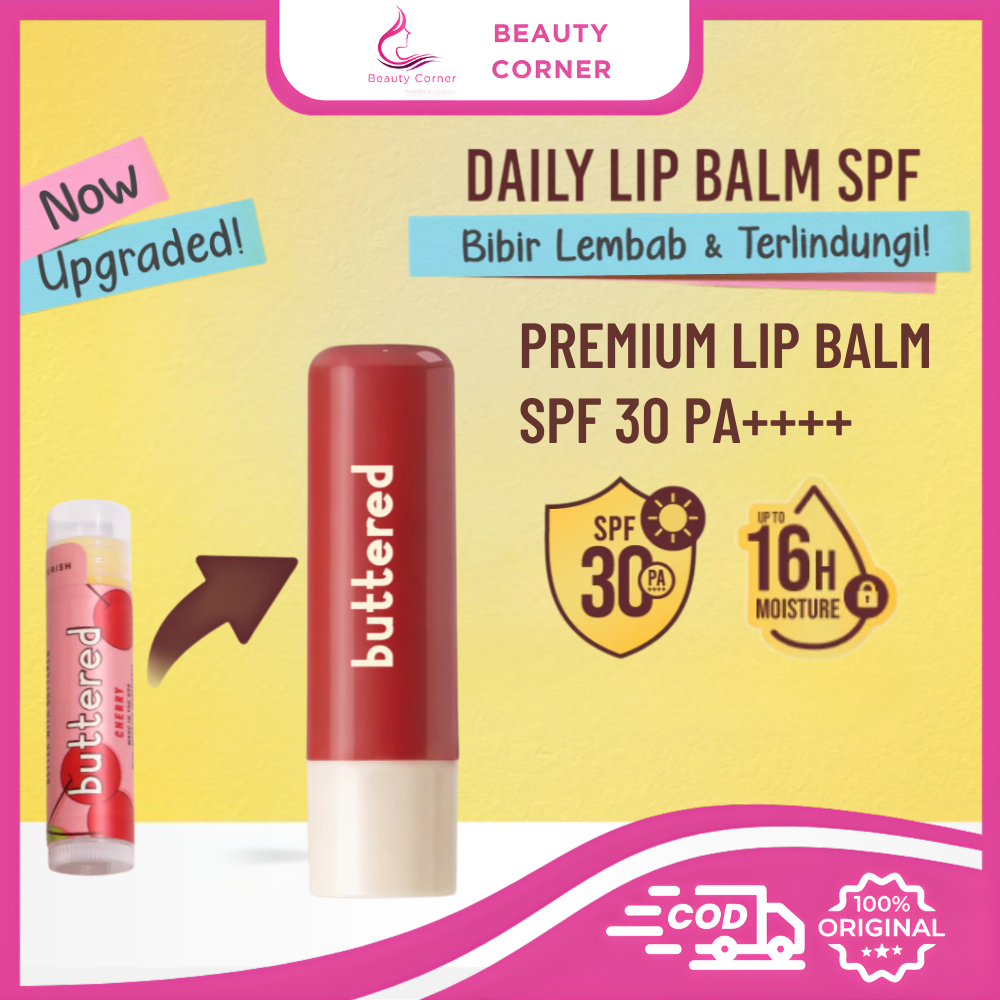 Jual Buttered Premium Lip Balm Daily Protection SPF 30 PA++++ | Shopee ...