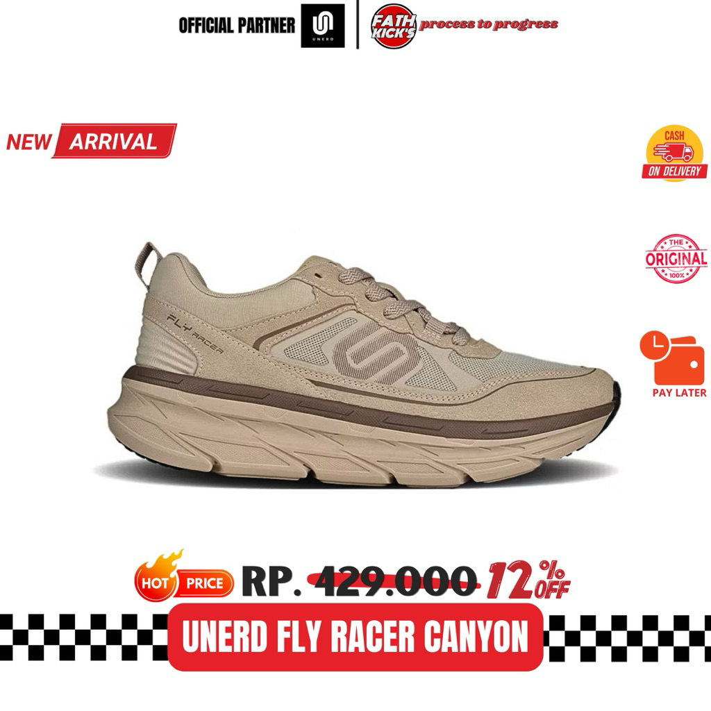 Jual Sepatu UNERD PERFORMANCE Original - FLY RACER CANYON | Walking ...