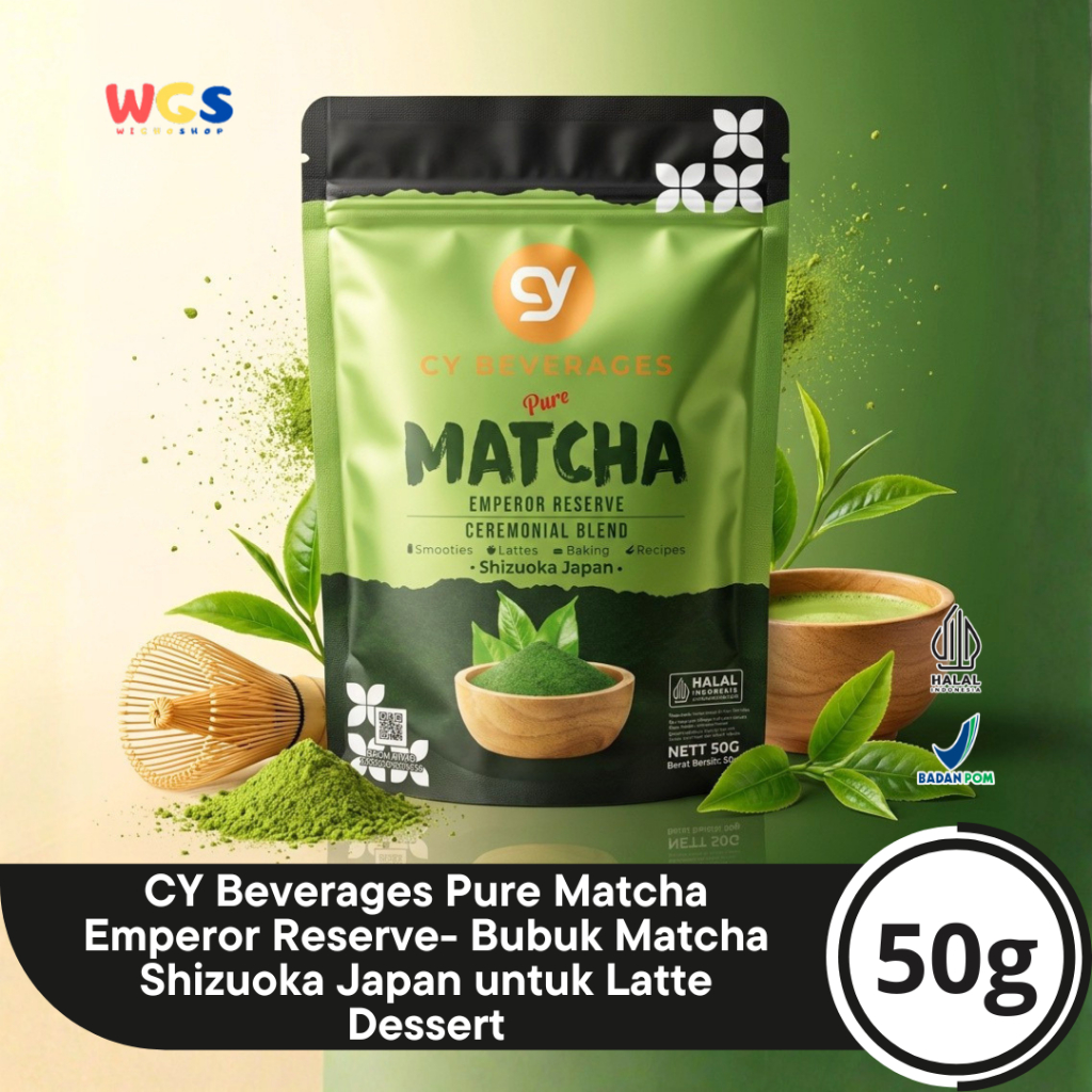 Jual CY Beverages Pure Matcha Emperor Reserve 50g - Bubuk Matcha ...