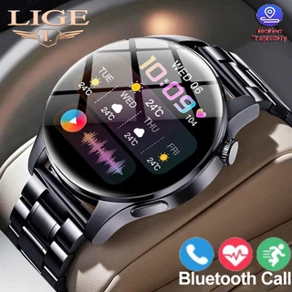 LIGE Smartwatch Pria IP67 Tahan Air Olahraga