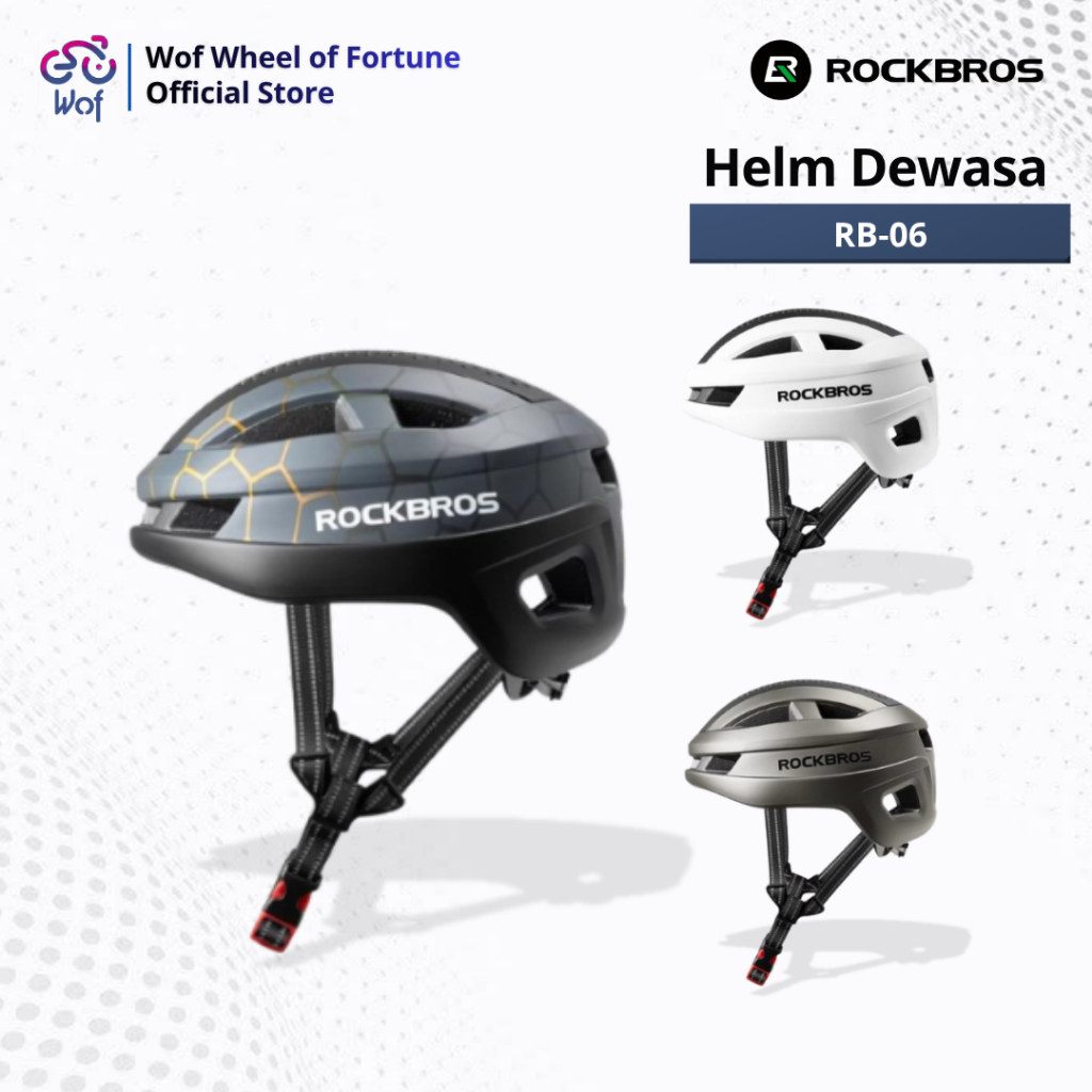 Jual ROCKBROS RB06 ANDRE LEDUCQ Helm Sepeda Bicycle Helmet Bike ...