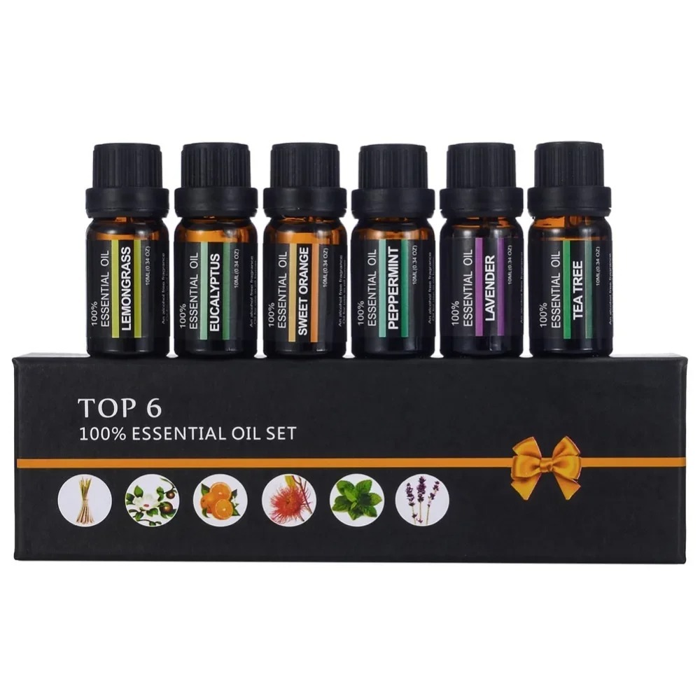 Jual Essential Oil Aromatherapy Aromaterapi 6 in 1 10ml | Shopee Indonesia