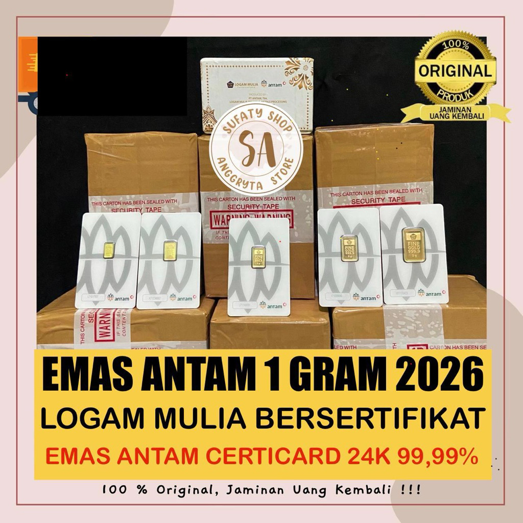 Jual Antam Emas 1 Gram Terlengkap & Harga Terbaru Agustus 2026 | Shopee ...