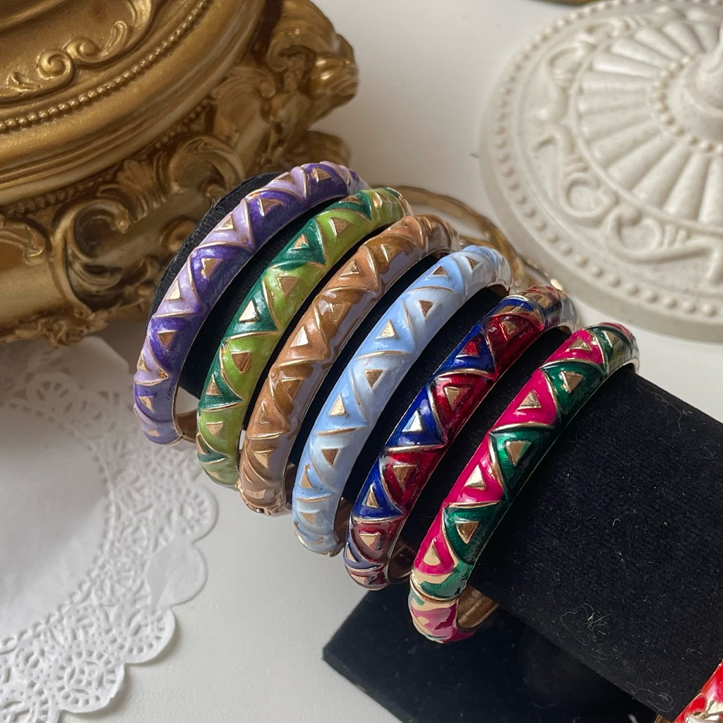 Jual Eyang Punya | Vintage Enamel Bangle Cloisonne gelang antik cantik ...