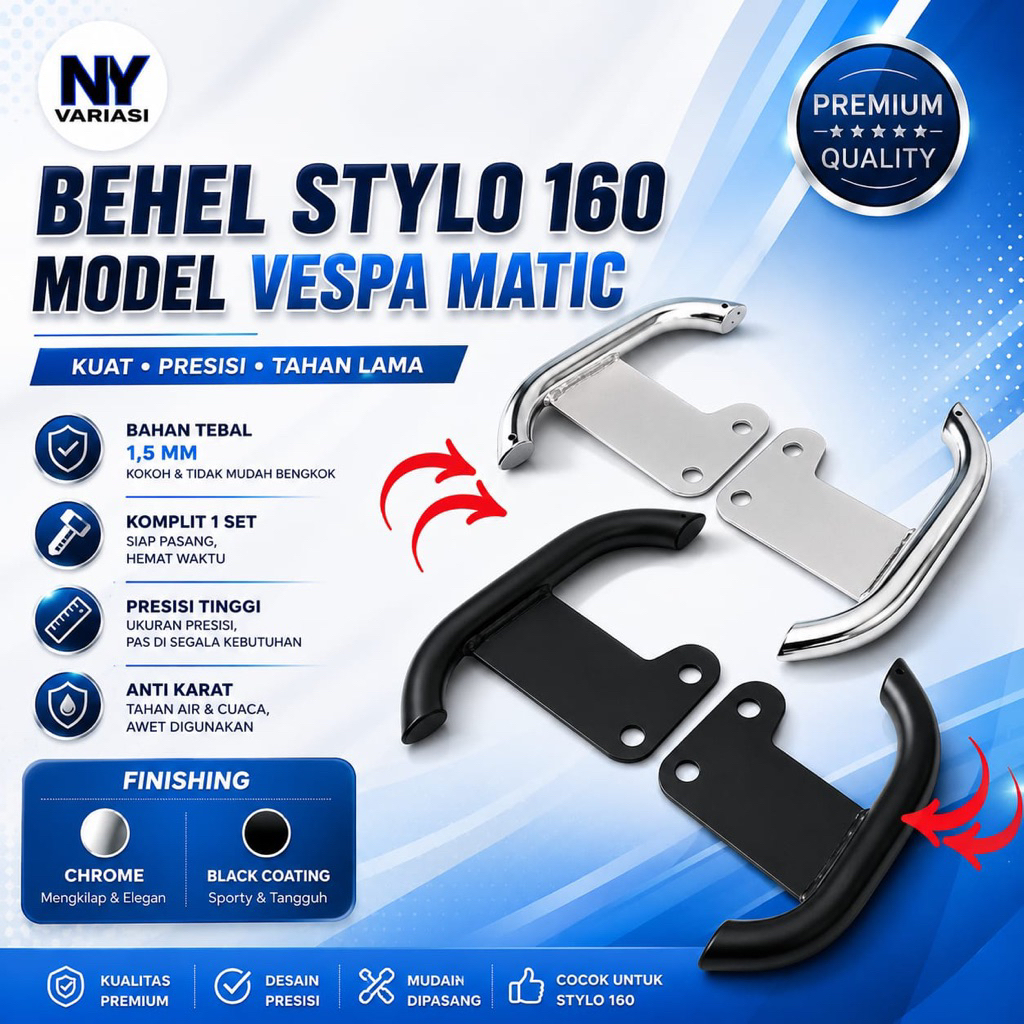 Jual Behel Begel Stylo 160 Behel Honda Stylo 160 Model Vespa Matic ...