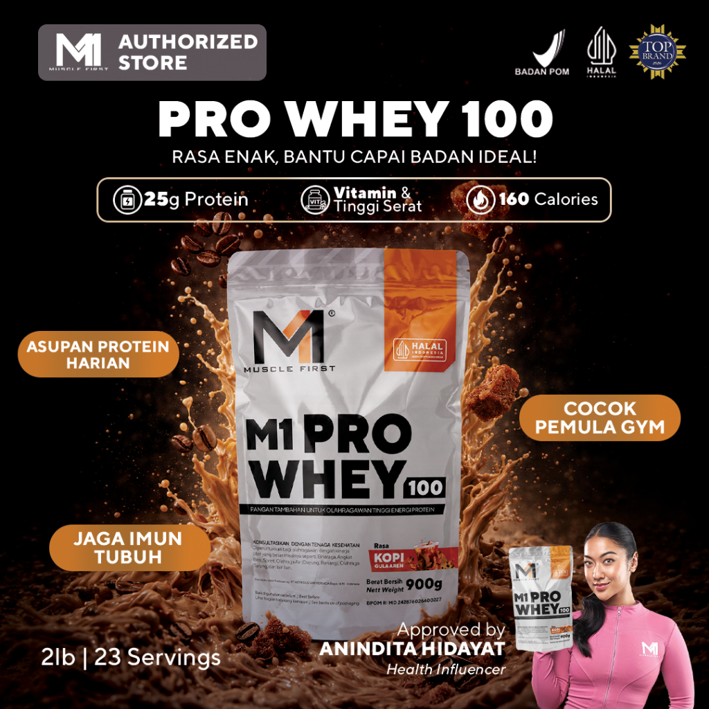 Jual SPECIAL EDITION Muscle First Pro Whey Rasa KOPI AREN 2lbs 900 Gram ...