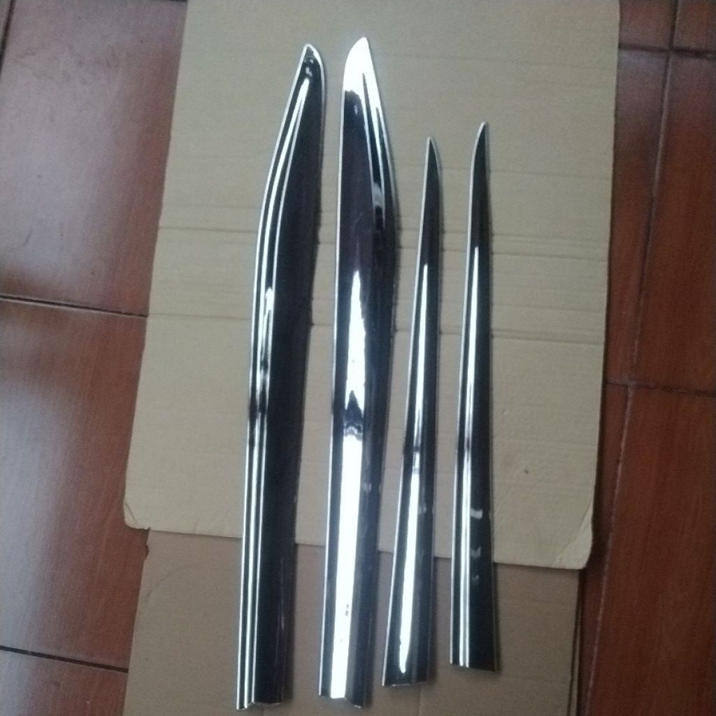 Jual LIST BODY MOBIL HONDA MOBILIO MOULDING CHROME SET 4PINTU READY ...